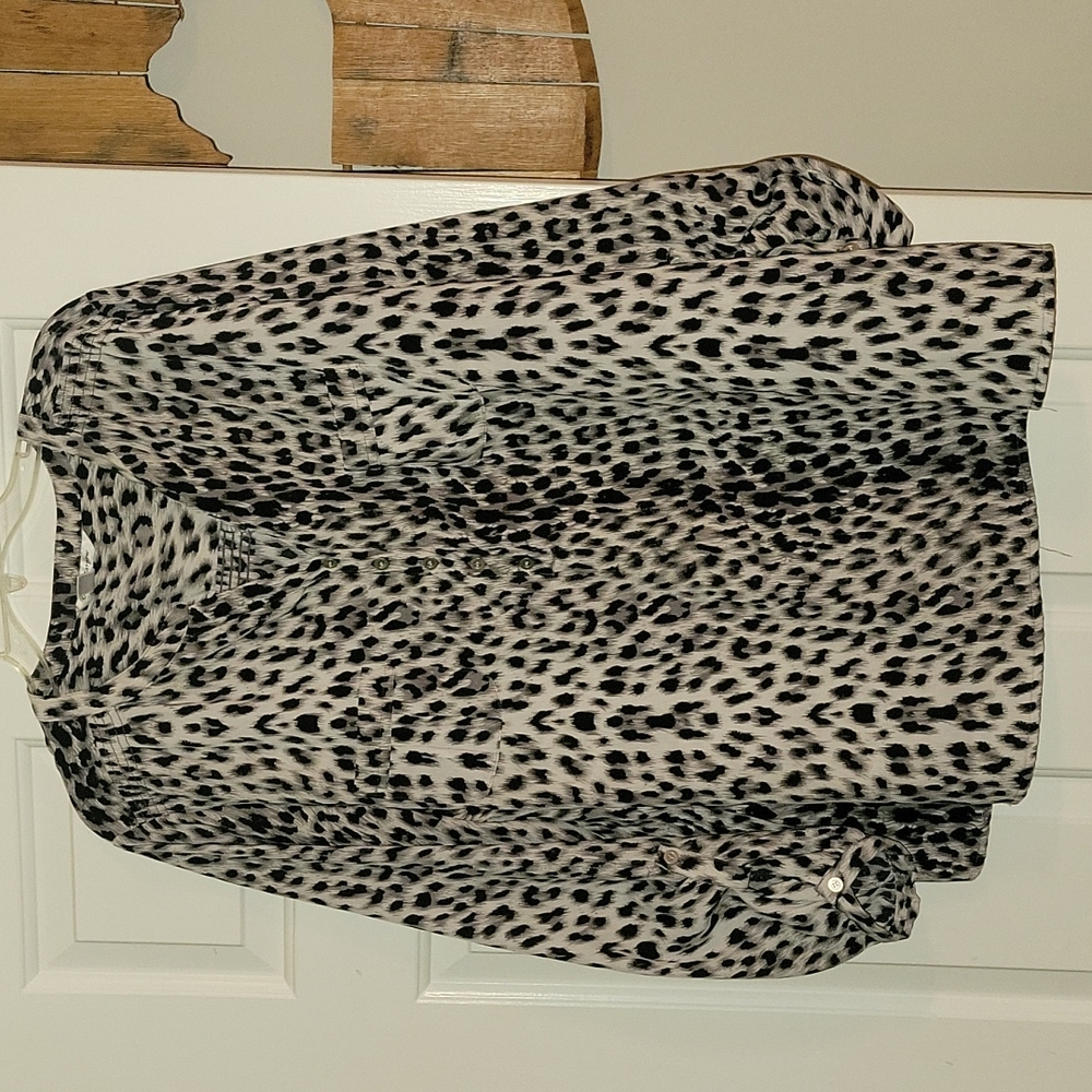 Croft and barrow leopard print tunic
